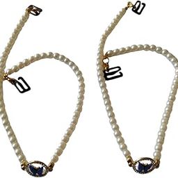 Pearl Bra Straps for Women Fancy Adjustable Invisible Shoulder Strap Strings Pearl Straps for Bra Tops&Dress Accessories,Bra Belt for Bra Tops,Pearl Beads Strings-image-31