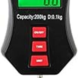 Metis Mini Crane Hanging Scale (Capacity 200 Kg), Heavy Duty Digital Hanging Scales LCD Display with Backlight for Home Farm and Market Fishing.-22