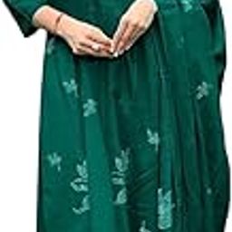 Women's Cotton Embroidery Floral Printed Long Straight Kurti With Pant And Dupatta Set-image-42
