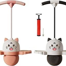 ATORSE™ Tiger Pogo Ball with Handle Kids for Indoor Exercise Balance Ability Outdoor White|Sporting Goods | Fitness Running & Yoga | Fitness Equipment & Gear | Exercise Balls-image-54