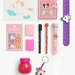TASHVIKA'S Pink Pop Set|10 Pcs Cute Combo Set |Birthday Return Gift| Rakhi Kids Gift | Kids Party Favor Set |Gifting Set | Rakhhi Gift | Festive Gift|-image-33