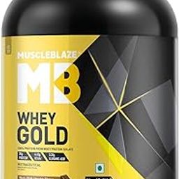 MuscleBlaze Whey Gold, 100% Whey Protein Isolate, Labdoor USA Certified, 30g Whey Protein Per Scoop (Rich Milk Chocolate, 1kg / 2.2lb)-image-22