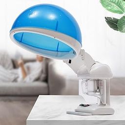 Nutts Portable Hair Steamer with Blue Dome, Table-Top Design, Hair Humidifier, Hot Mist Moisturizing, Hydration System Sprayer, Personal Care Use-image-73