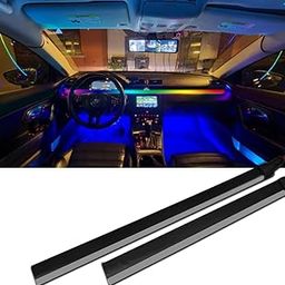 Carzex Multi Color Matrix Interior Ambient K4 Running Magic Atmosphere Light for Car Dashboard (App Controlled), (110cm & 25cm)-image-98