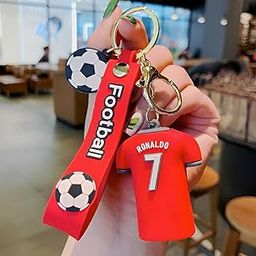 Mes-si Football Sports Keychain, Argentina Team Number 10 Jersey Figure for Bike and Car Football Lover-13