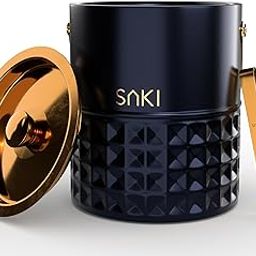 Square Hammer Stainless Steel Ice Bucket with Tong - 1500 ml | Ice Bucket for Bar & Home | Square Hammer Design Ice Bucket-30