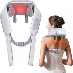 Neck and Back Massager for Cervical Pain Relief with Heating, Body Massager for Body Aches and Pains Relief, Electric 5D Cervical Massage Machine for Deep Tissue Neck, Back, Shoulders, Waist and Legs-image-96