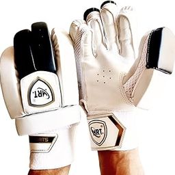 MRT Plus Ultra Power Cricket Batting Gloves for Ultimate Comfort, Protection, and Performance – Ideal for All Levels of Play (Available in Youth and Men Size) (White and Black, Men, Right)-image-58