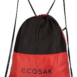 ECOSAC Drawstring Bag| Lightweight & Washable Gym Bag |Eco-Friendly & Recyclable |Travel-Friendly Sports Backpack for Men & Women |Ideal for Gym, Cycling, Trekking, School & College |Stylish & Durable-picture-20