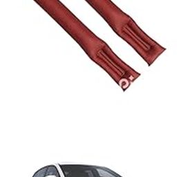 LOVMOTO Universal Car Gap Filler Organiser Car Seat Gap Filler, Car Seat Gap Organiser, PU Leather Car Accessories, Car Seat Console Side Pockets for Storage Comfortable With Io-niq-image-95