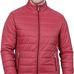 Men's Nylon Regular Solid Stylish Designed for Comfort and Warmth Puffer Jacket-image-71