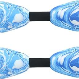UJEAVETTE 2Pcs Aquatic Dumbbell Portable for Fitness Exercises Pool Underwater Fitness Blue and White-Sporting Goods- Fitness Running & Yoga- Fitness Equipment & Gear- Aquatic Fitness Equipment-image-51