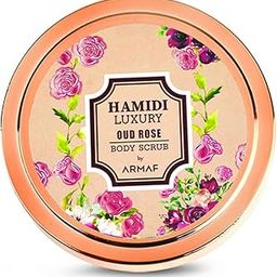 Hamidi Luxury Women Oud Rose Body Scrub 250ML | Non-Alcoholic | Feel Reinvigorated | Replenished & Restored | Cleanses and Softens Skin-34