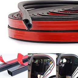Torcarvh Car Door Seal Strip - Torcarvh B Shape Automotive Weather Stripping Car Truck Motor Rubber Seal Strip,Weatherstrip for Car Window, Door Engine Cover (5M)-10