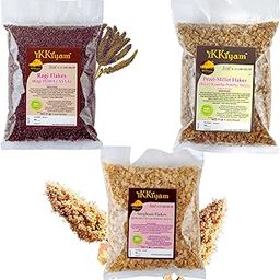 Ikkiyam Combo of Bajra, Jowar & Ragi flakes (Pack 3, 250g Each) Organic finger millet Ragi flakes, Miracle Millet, Healthy Breakfast Cereal for Adults & Childrens, Gluten-Free, Perfect Replacement to Whole Wheat, | Preservatives & Cholesterol Free-image-32