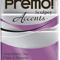 Premo Sculpey Accents Polymer Clay - Silver (Size : 2oz)-28
