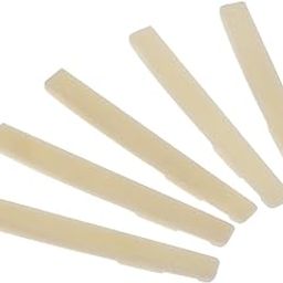 LOOM TREE® 5Pieces Guitar Cattle Bone Slotted Saddles for String Instrument Replacement | Guitars & Basses | Parts & Accessories | Guitar Parts | Saddles-image-44