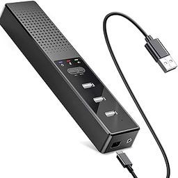 Usb Microphone with Speaker 3-Port USB Hub with 6 ft Extended Cable Compatible with Mac OS X Windows for PC Video Conference,Gaming,Chatting,Skype,One-Key Mute,Plug & Play-7
