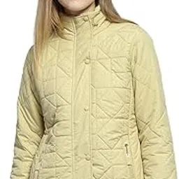 monte carlo Womens Self Design Yellow Mock Neck Full Sleeve Jacket-picture-8