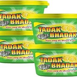 Tadak Bhadak Dishwash Bar, 700g - Free Scrub Pad Inside (Pack of 4)-image-37