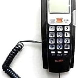 IVYLA® “Corded Landline Caller‑ID Telephone KX‑T555CID – Wall/Desktop Mountable, LCD Caller Display, FSK/DTMF, Flash/Mute/Hold/High‑Low Ring Controls – Ideal for School, College, Hospital Use”-image-3