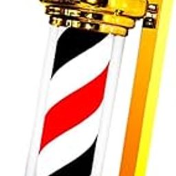 SAZ DEKOR 23.6" Barber Pole Light Classic Salon Sign for Barbershop Hair Salon Outdoor red black white-image-5