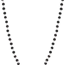 Divine Hindu Karungali Malai Silver Cap Plated Necklace | Original Black Ebony Wood Mala |Mala for Men & Women (54 Beads)-image-42
