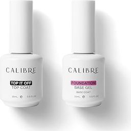 STARTIPS Nail Care Gel Finish Polish Set Top Coat and Base Gel Foundation 15mL Top Coat Finish Nail Art Design For Women Pack of 2-29