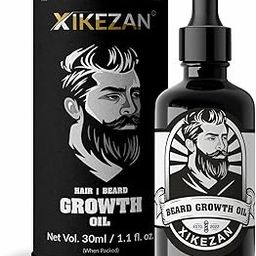 XIKEZAN Men's Beard oil for men & Hair Growth Oil -30ml | All Natural Formula for a Fuller | Healthier Beard and Hair - Softens, Strengthens | Promotes Growth-10