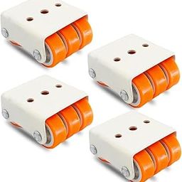 NB Crafted Non Moving Heavy Duty Caster Wheel for Furniture, Table, Bed, Trolley, Sofa - Weight Capacity upto 300-400 Kg (Pack of 4)-picture-12