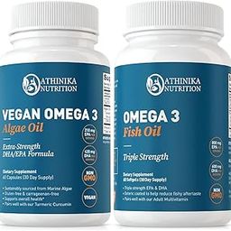 Vegan Omega 3, 1400mg Algae Oil 420mg DHA and 210mg EPA, Gluten-Free, Carrageenan-Free, 60 Capsules.-image-5