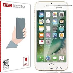 POPIO Tempered Glass Compatible For Iphone 6 Plus / 6S Plus/Iphone 7 Plus/Iphone 8 Plus (Transparent) Full Screen Coverage For Cellphone(Except Edges) (5.5 Inch)-20