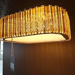 Light Chandelier Crystal Ceiling Light, 3 Color Shade, LED Panel, Luxury Pendant Lighting Fixture 55 X 55 X 15 LxHxW - Extra Large Size-image-30