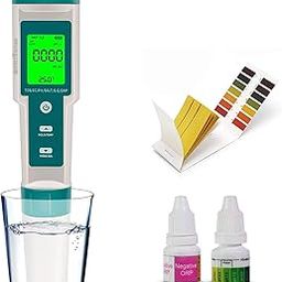amiciSense Digital Water Quality Tester, 7 in 1 TDS Meter with EC/PH/Temperature/S.G/ORP/Salinity Test for Drinking Water Monitoring-image-3