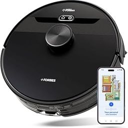 Eureka Forbes SmartClean Nuo, 5000Pa HyperSuction Robotic Vacuum Cleaner with LiDAR 3.0 Navigation & Home Mapping | Wet Mopping | 5-Hour Run Time | 5000mAh Battery | Smart App Control-29