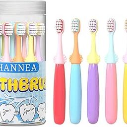 HANNEA® Ultra Soft Bristles Kids Toothbrush - Pack of 10, Rubberized Handle Design for Ages 2-6, Ensures Gentle & Thorough Cleaning, Ideal for Small Oral Cavities, Multicolor for Easy Identification-image-66