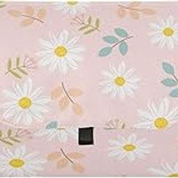 Kigai Universal Baby Stroller Organizer, Pink Daisy Detachable Stroller Caddy Accessories Bag with Insulated Cup Holder and Adjustable Straps for Diaper, Phone, Toys-image-57