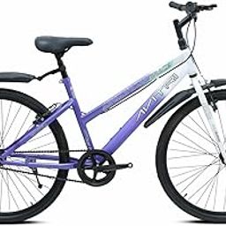 Avitri Grace-26 Rigid Fork Single Speed V Brake-White Purple Women Bike-City Bike-image-85