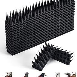 PARC Anti Bird Plastic Spikes for AC Balcony Railing Window Home Protection from Pigeon Dog Monkey Crow Kabootar (Black, 30)-picture-14