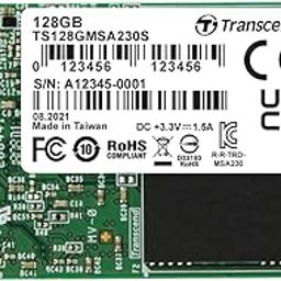 Transcend 128GB mSATA Internal SSD - mSATA SSD 230S Solid State Drive - with DDR3 DRAM Cache, Read/Write - up to 550/400 MB/s - TS128GMSA230S-image-7