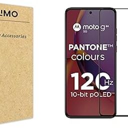 Amazon Brand - Solimo Tempered Glass Screen Protector Compatible with Motorola Moto G84 Transparent Protective Film [Clear HD]-image-79