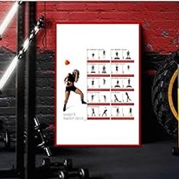 Namaste Home Laminated Paper Poster - Motivational Gym Poster - Workout & Exercise Poster (Laminated Paper, Large Size 36X24 Inches, Multicolour)-image-115