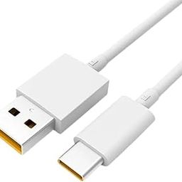 Realme 65W Original Supervooc USB Type C Charging Cable Wire for Realme 12/12 Pro Plus/11 Pro Plus/11 Pro/10 Pro+/9 Pro/8/7/Narzo 60 Pro/50 Pro/30/20/C21/ 33W Supardart Dart Also Quick Charge, White-6