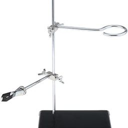 Laboratory Educational Steel Support Ring Stand with Rings-image-45