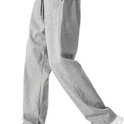 Straight Wide fit Long Length Trouser Style Drawstring Trackpant for Men/Trending Sporty Style, Relaxed Casual Pants for Men-image-29