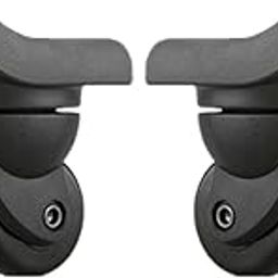 XiaoShiJie (Set of a Pair) 360 Degree Swivel Front Mute Repair Replacement Luggage Wheel Suitcase Wheels Parts Spinner (DiLong W006#)-image-14