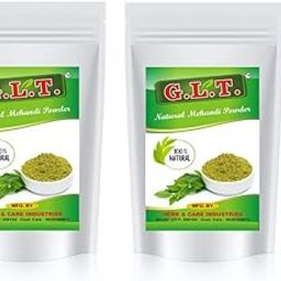 G.L.T. HENNA LEAVES POWDER FOR HAIR AND HAND (CLOTH FILTERED) 200 GM-image-36