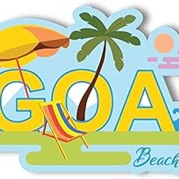 Goa Fridge Magnets Souvenir/Refrigerator Door Decorations/Gift/Multicolored Wooden Fridge Magnet (3 X 1.8 Inch)-image-48