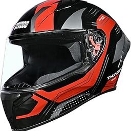 Studds Thunder D2 Draken ISI and DOT Certified Full Face Helmet for Men and Women with Spoiler and Clear Visor-2