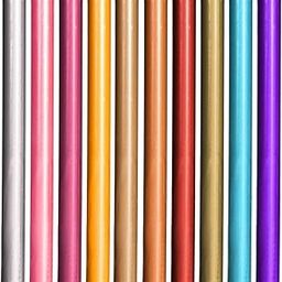 Imicreate Flexible Glue Gun Sealing Wax Sticks or Retro Vintage Seal Stamp and Letter (Multicolor) - 10 Pieces-image-38